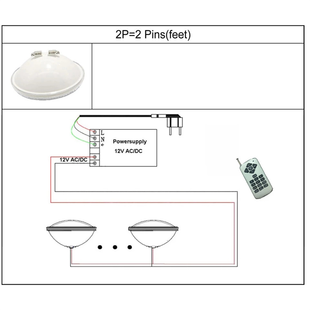 9W 12W RGB LED Underwater Ligh - Xy Spa & Wellness recension och pris
