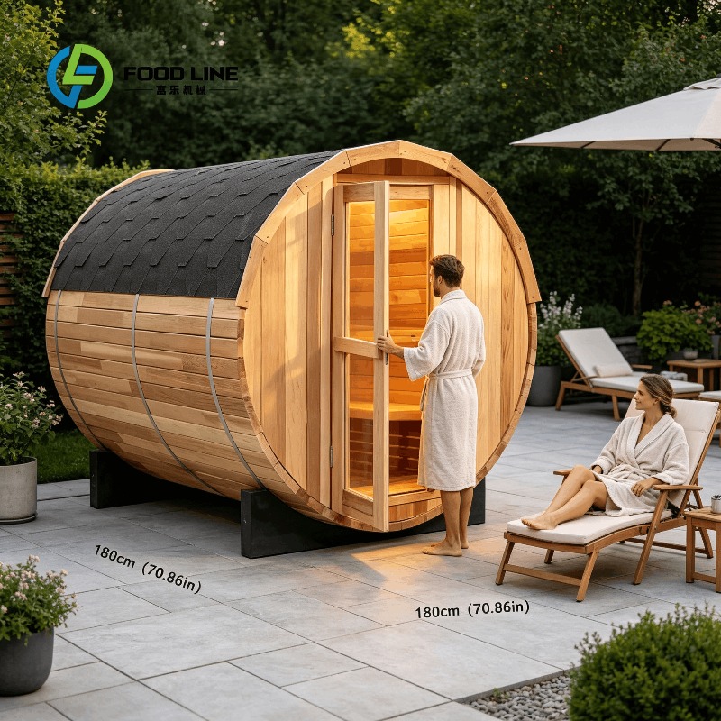 Customized Outdoor Dry Sauna R - Spa Wellness Design recension och pris