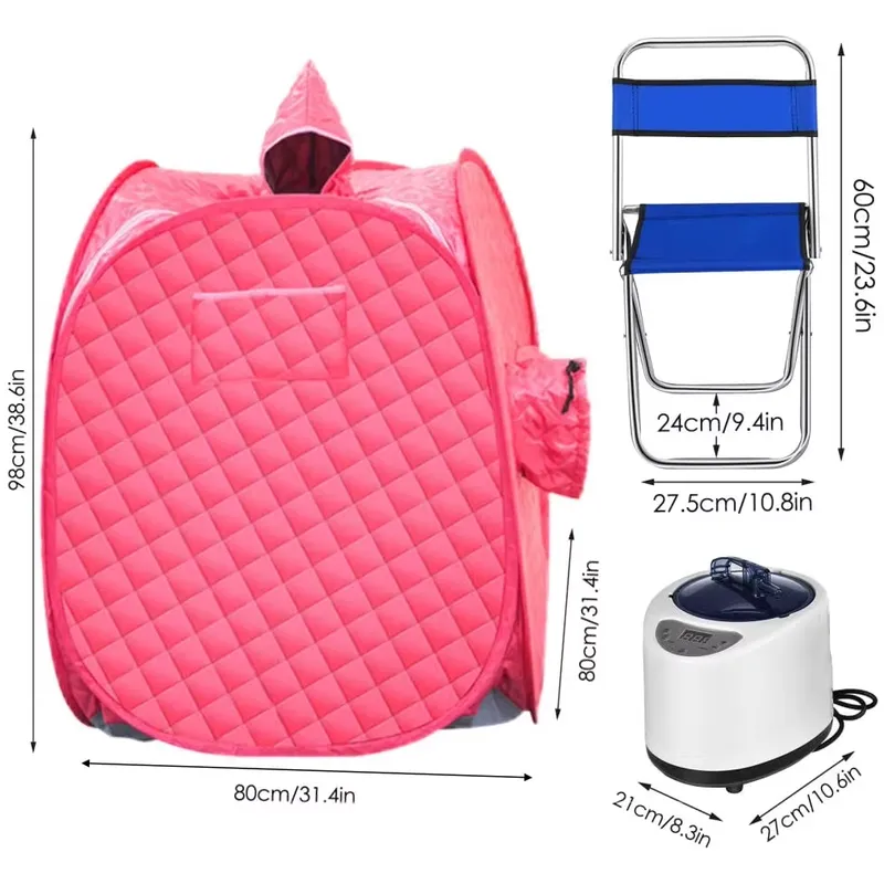Portable Mini Sauna Steamer fo - Spa Wellness Family recension och pris