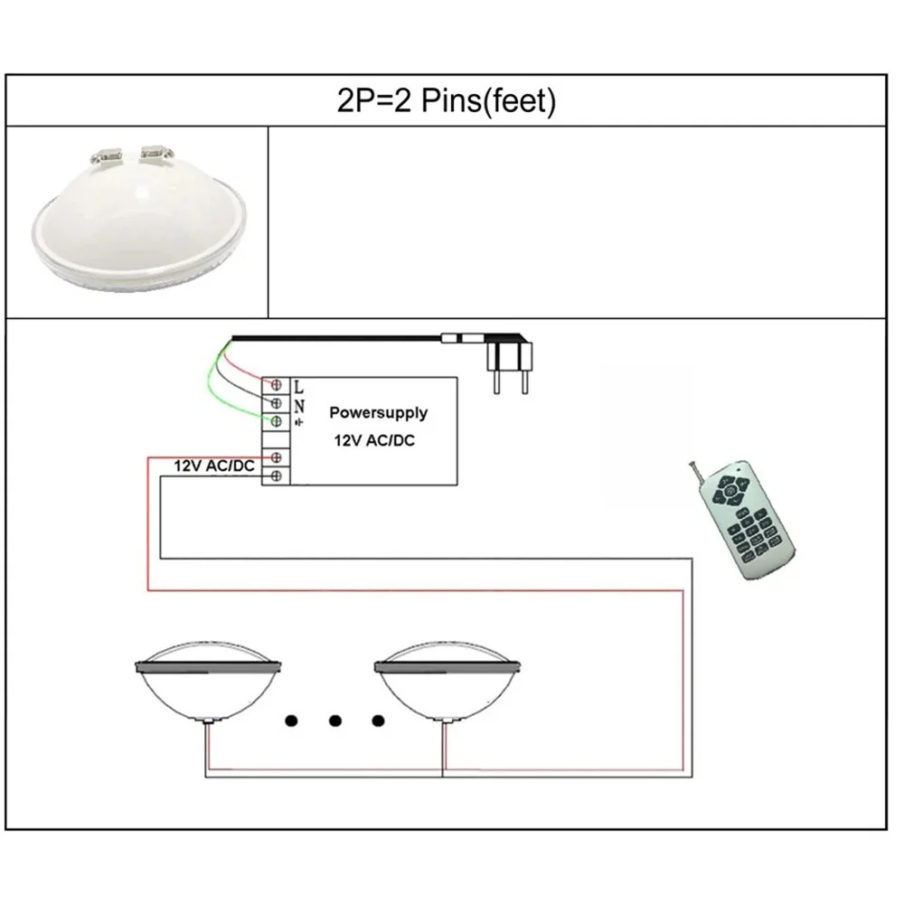 PAR56 18W 25W RGB LED Underwat - Xy Spa & Wellness recension och pris